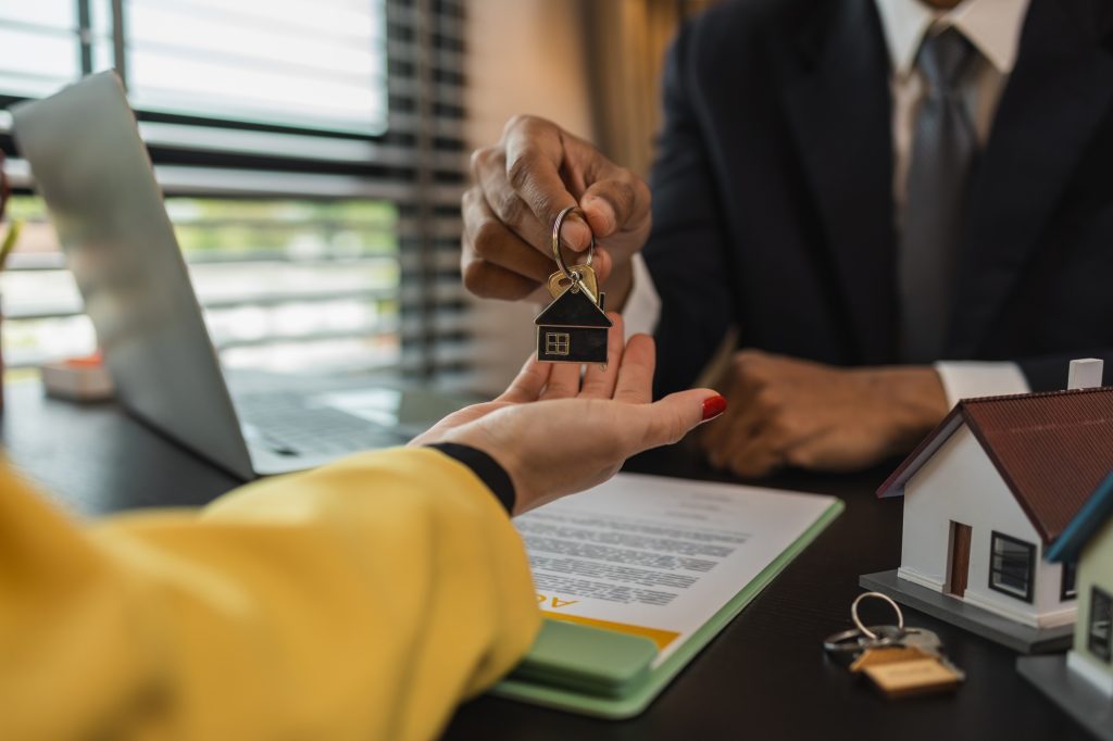 after signing a contract to purchase or lease a property
