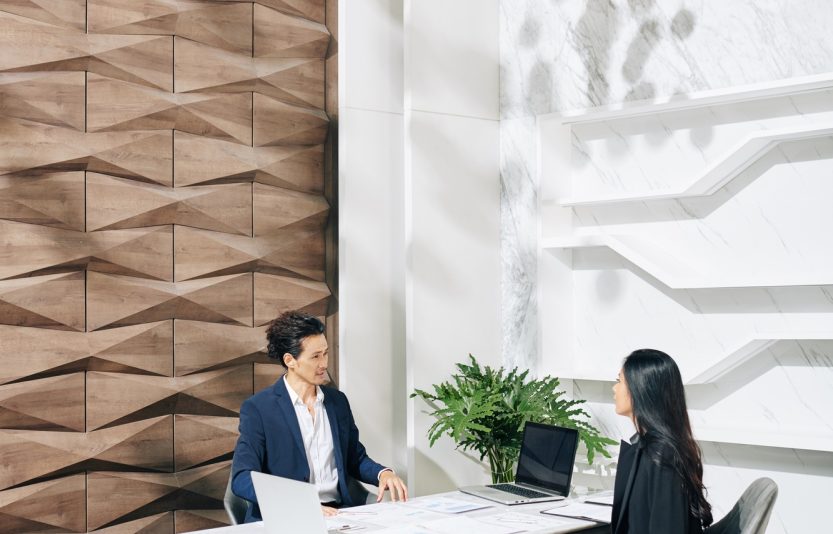Discussing investment strategy